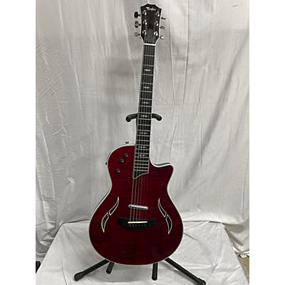 Taylor Used Taylor T5Z Pro Trans Red Acoustic Electric Guitar