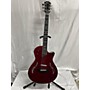 Used Taylor Used Taylor T5Z Pro Trans Red Acoustic Electric Guitar Trans Red