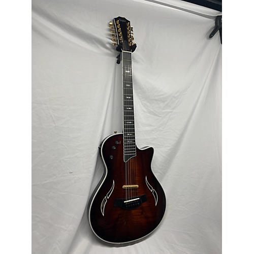 Taylor Used Taylor T5z Custom 12 Koa Shaded Edge Burst 12 String Acoustic Electric Guitar shaded edge burst