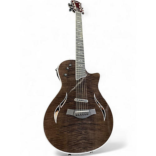 Used Taylor T5z Pro Transparent Black Acoustic Electric Guitar Transparent Black