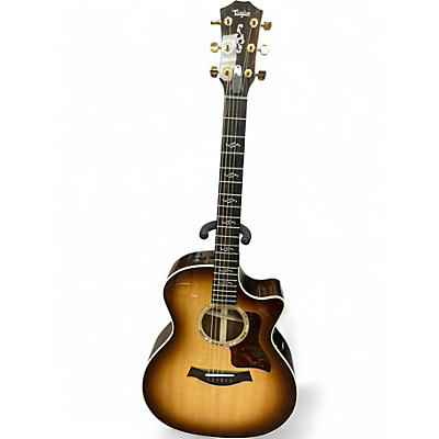 Used Taylor Taylor 414ce V-Class Special-Edition Grand Auditorium Acoust Shaded Edge Burst Acoustic Electric Guitar