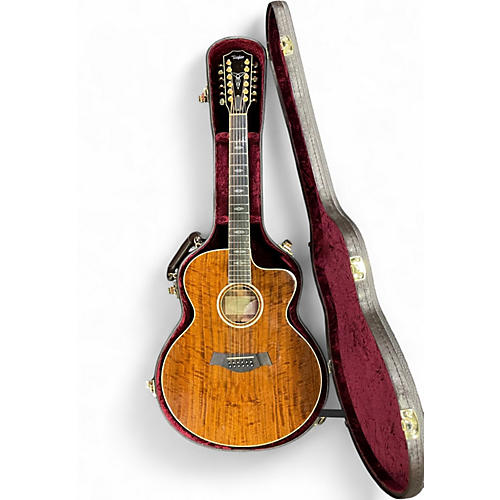 Used Taylor W65CE Walnut 12 String Acoustic Electric Guitar Walnut