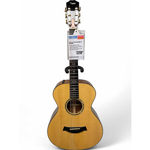 Used Taylor custom TF Natural Acoustic Electric Guitar Natural