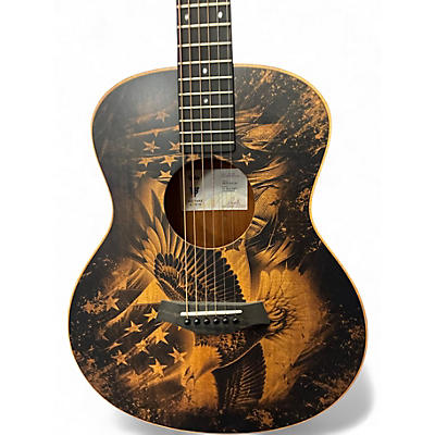 Used Taylor gs mini g4v americana Natural Acoustic Guitar