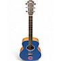 Used Taylor gs mini mlb chicago cubs Blue Acoustic Electric Guitar Blue