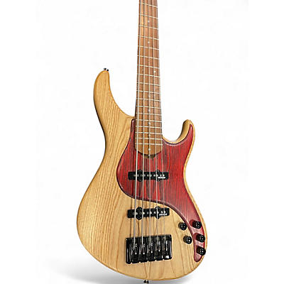 Used Tbc 5 String Jazz Natural Electric Bass Guitar