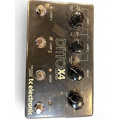 Used Tc Electronic DITTO X4 Effect Pedal