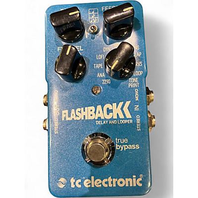 Used Tc Electronic FLASHBACK DELAY LOOPER Effect Pedal