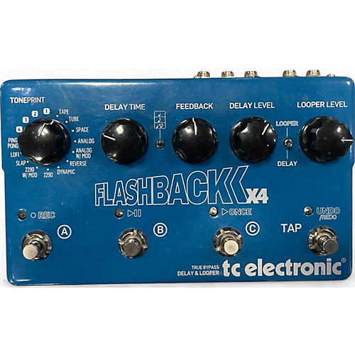 Tc Electronic Used Tc Electronic Flashback X4 Delay And Looper Effect Pedal