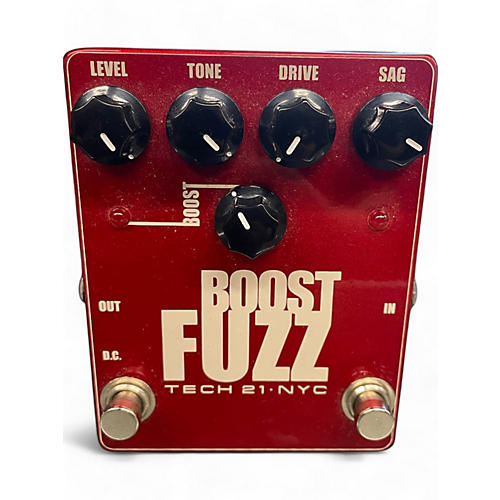 Used Tech 21 BOOST FUZZ Effect Pedal