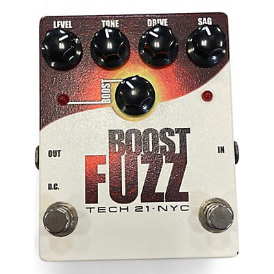 Used Tech 21 BOOST FUZZ Effect Pedal
