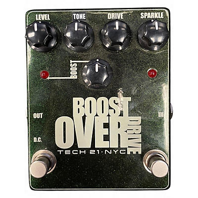 Used Tech 21 BOOST OVERDRIVE Effect Pedal