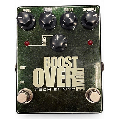 Used Tech 21 BOOST OVERDRIVE Effect Pedal