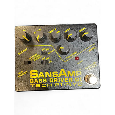 Used Tech 21 Bass Driver Direct Box Bass Effect Pedal