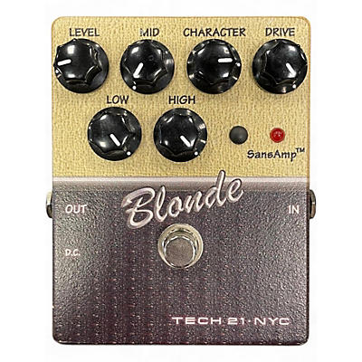 Used Tech 21 CSBL2 Sansamp Character Series Blonde V2 Effect Pedal