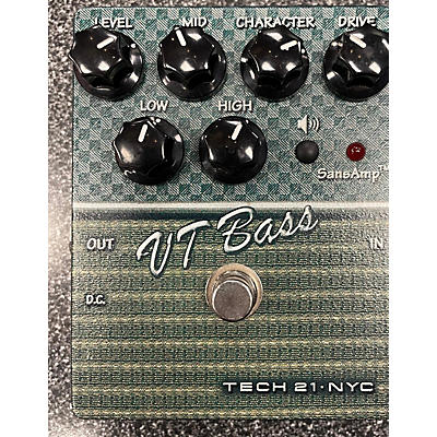 Tech 21 Used Tech 21 CSVTB.2 Sansamp Character Series VT Bass Bass Effect Pedal