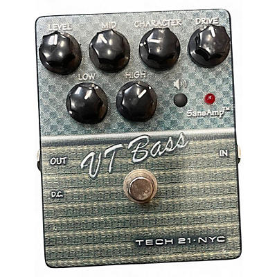 Used Tech 21 CSVTB.2 Sansamp Character Series VT Bass Bass Effect Pedal