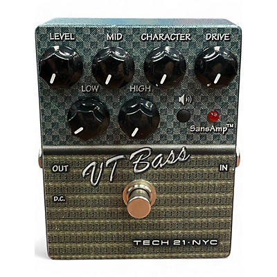 Used Tech 21 CSVTB.2 Sansamp Character Series VT Bass Bass Effect Pedal