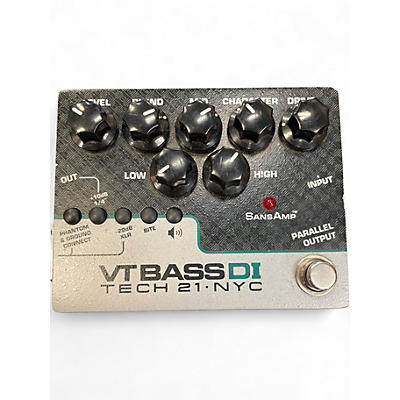 Used Tech 21 CSVTBDI Sansamp Character Series VT Bass DI Bass Effect Pedal