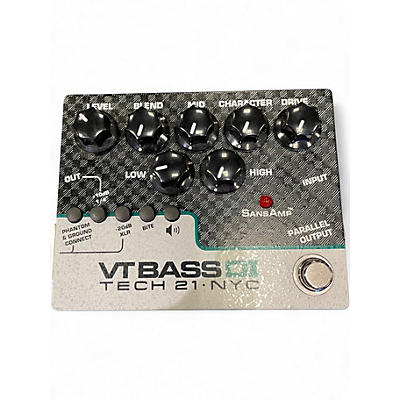 Used Tech 21 CSVTBDI Sansamp Character Series VT Bass DI Bass Effect Pedal