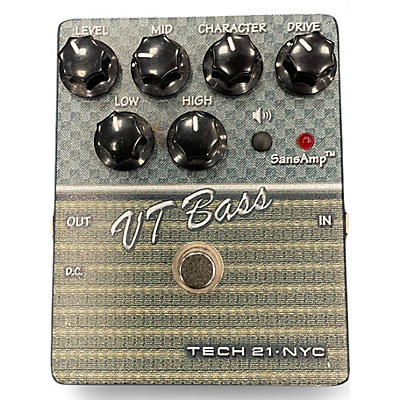 Used Tech 21 CSVTBV2 Sansamp Character Series VT Bass V2 Distortion Bass Effect Pedal