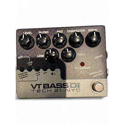 Used Tech 21 CSVTBV2 Sansamp Character Series VT Bass V2 Distortion Bass Effect Pedal