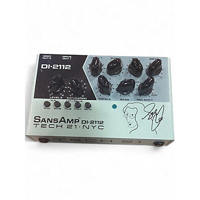 Used Tech 21 DI-2112 Geddy Lee Signature Dual Preamo Bass Effect Pedal