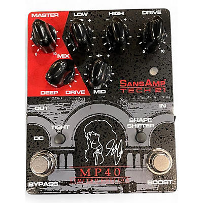 Used Tech 21 MP40 Limited Edition Geddy Lee Signature Bass Effect Pedal