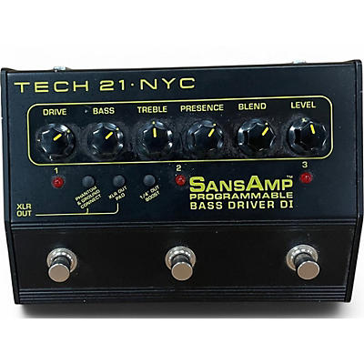 Used Tech 21 Programable Bass Driver DI Bass Preamp