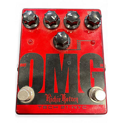 Used Tech 21 Richie Kotzen OMG Signature Overdrive Effect Pedal