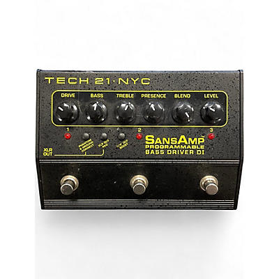 Used Tech 21 SANSAMP BASS DRIVER DI Effect Pedal