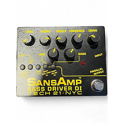 Used Tech 21 SANSAMP BASS Effect Pedal