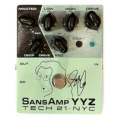 Used Tech 21 SANSAMP YYZ Bass Effect Pedal