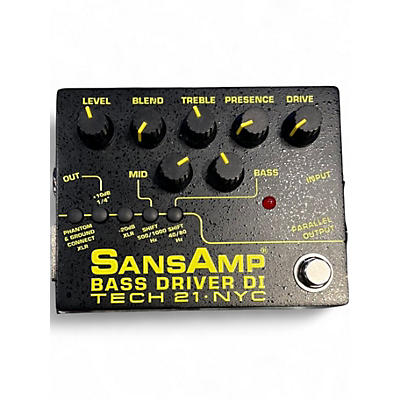 Used Tech 21 Sans Amp  Bass Effect Pedal