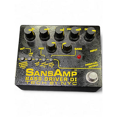 Used Tech 21 SansAmp Bass Driver DI Bass Effect Pedal