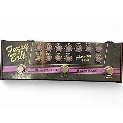 Used Tech 21 SansAmp Character Plus Fuzzy Brit Effect Pedal