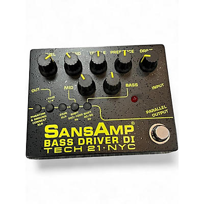 Used Tech 21 SansAmp  Driver DI Preamp Pedal V2 Bass Preamp