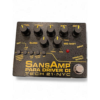 Used Tech 21 SansAmp Para Driver DI Preamp Pedal Pedal