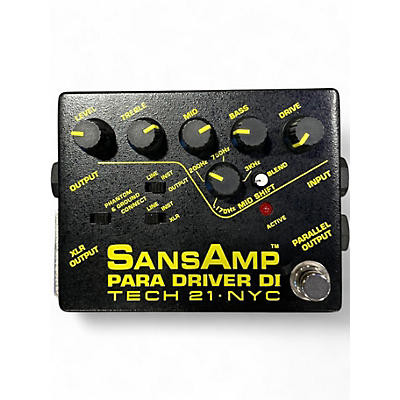 Used Tech 21 SansAmp Para Driver DI Preamp Pedal Pedal