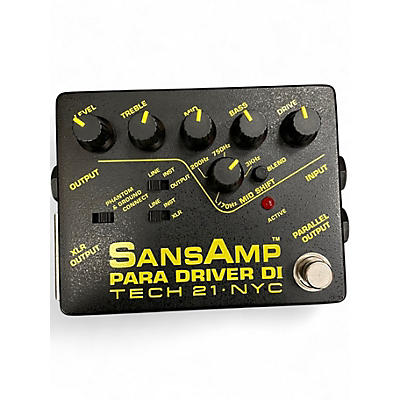 Used Tech 21 SansAmp Para Driver DI Preamp Pedal Pedal