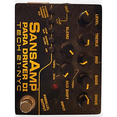 Used Tech 21 SansAmp Para Driver DI Preamp Pedal V2 Pedal