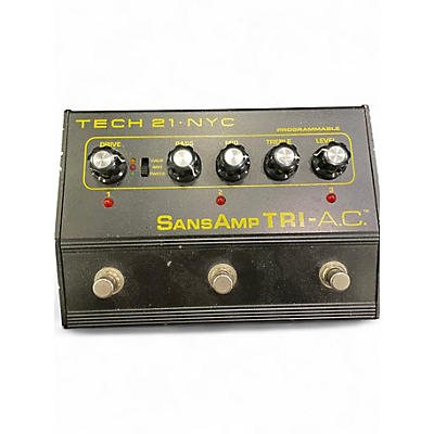 Used Tech 21 SansAmp Tri AC Distortion Effect Pedal