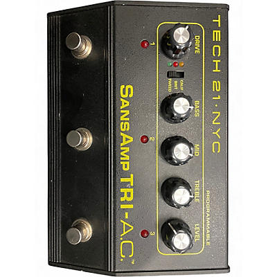 Used Tech 21 SansAmp Tri AC Distortion Effect Pedal