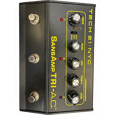 Used Tech 21 SansAmp Tri AC Distortion Effect Pedal