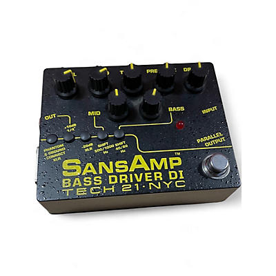Used Tech 21 Sansamp BSDRV Bass Driver DI Effect Pedal