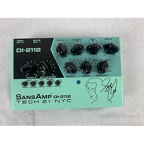 Tech 21 Used Tech 21 Sansamp DI-2112 Bass Effect Pedal