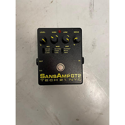 Tech 21 Used Tech 21 Sansamp GT2 Tube Amp Emulator Effect Pedal