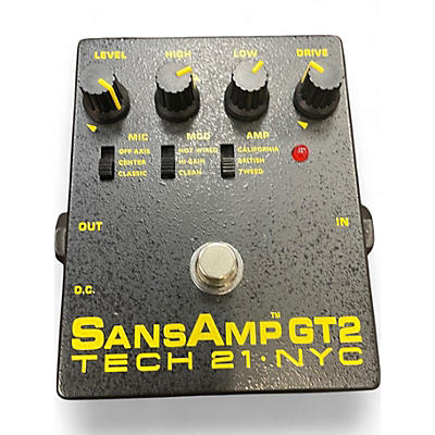 Tech 21 Used Tech 21 Sansamp GT2 Tube Amp Emulator Effect Pedal