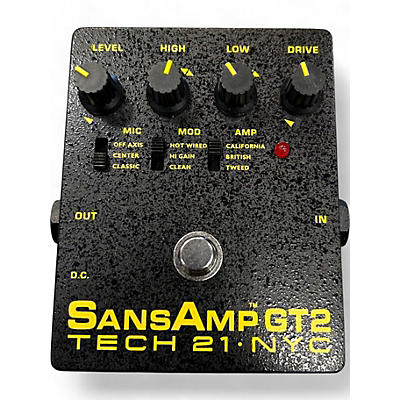 Tech 21 Used Tech 21 Sansamp GT2 Tube Amp Emulator Effect Pedal