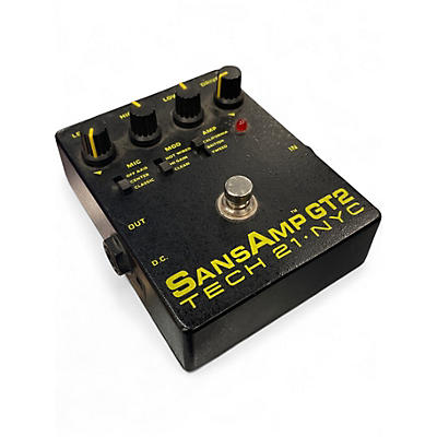 Used Tech 21 Sansamp GT2 Tube Amp Emulator Effect Pedal